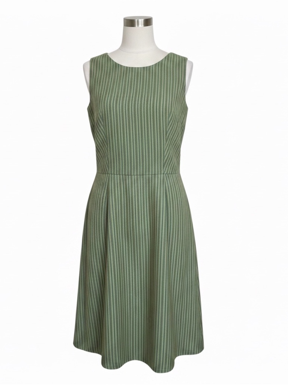 Handmade 60’s cottagecore striped dress with unique Russian nesting doll lining!